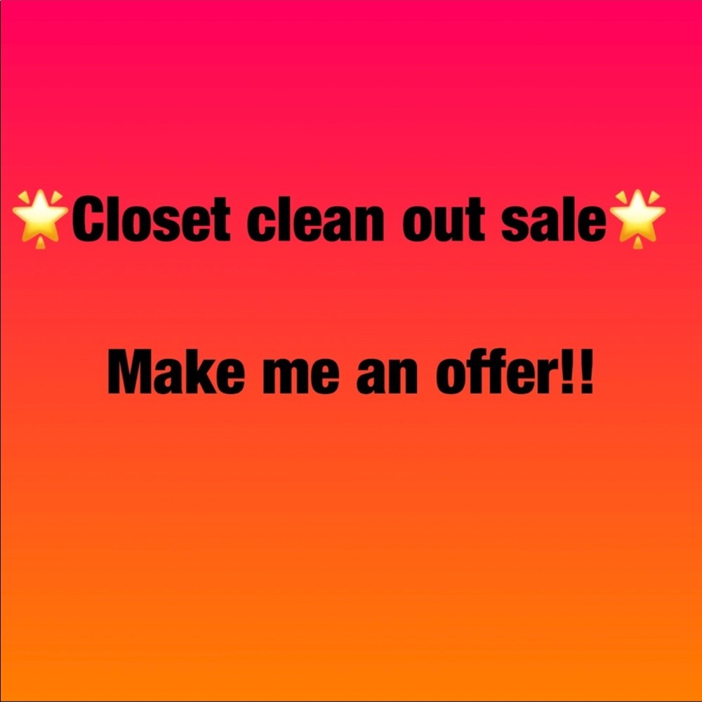 Make me an offer!! Closet clean out!! 😘😘❤️😍
